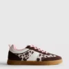 Sneakers med gummisål og dyremønster