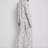 Snoopy-pyjamasser i boyfriend-stil med grafisk print