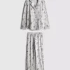 Snoopy-pyjamasser i boyfriend-stil med grafisk print