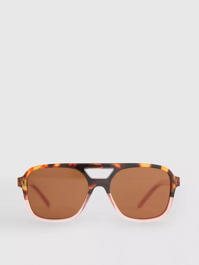 Solbriller i aviator-stil af akryl