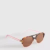 Solbriller i aviator-stil af akryl