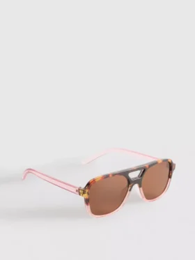 Solbriller i aviator-stil af akryl