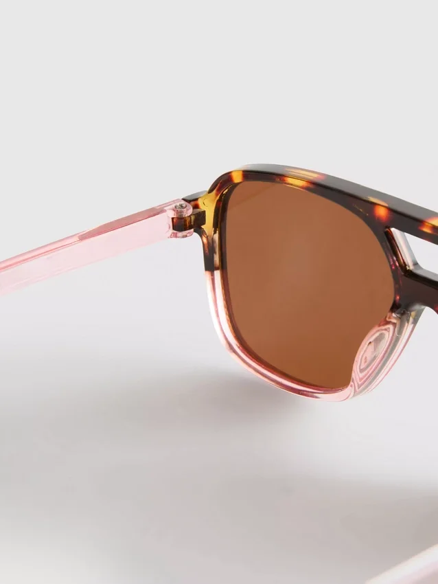 Solbriller i aviator-stil af akryl