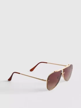 Solbriller i aviator-stil af metal