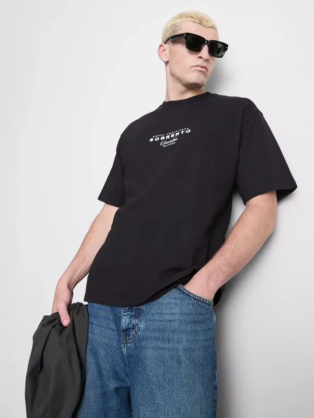 Sorrento T-shirt med grafisk print