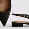 Spidse slingback-mules