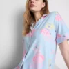 Spongebob Squarepants grafiske pyjamasser med boyfriend-shorts