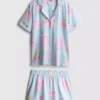 Spongebob Squarepants grafiske pyjamasser med boyfriend-shorts
