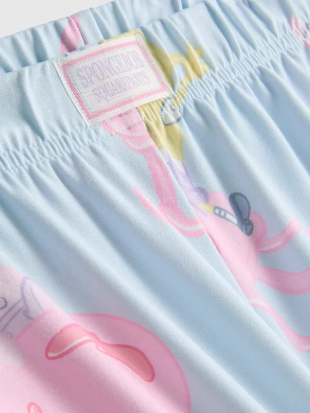 Spongebob Squarepants grafiske pyjamasser med boyfriend-shorts