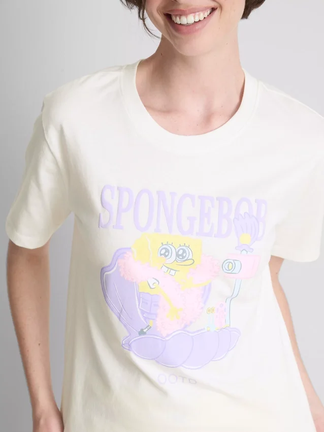 Spongebob Squarepants OOTD-pyjamastoppe med grafisk print