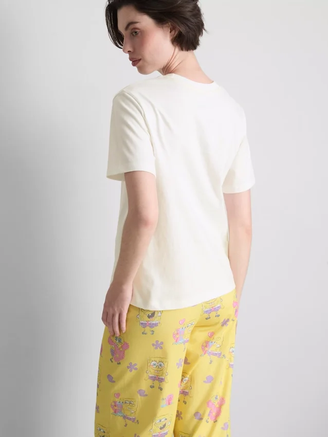 Spongebob Squarepants OOTD-pyjamastoppe med grafisk print
