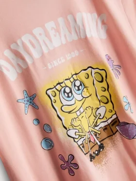 Spongebob Squarepants-pyjamasser i bomuld med figurprint