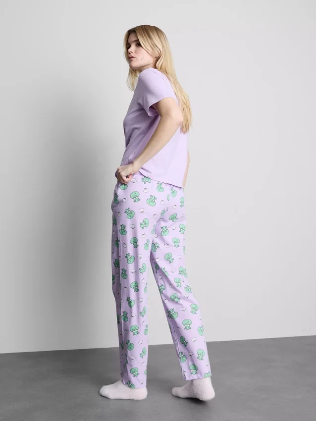 SpongeBob SquarePants-pyjamasser i bomuld med grafisk print