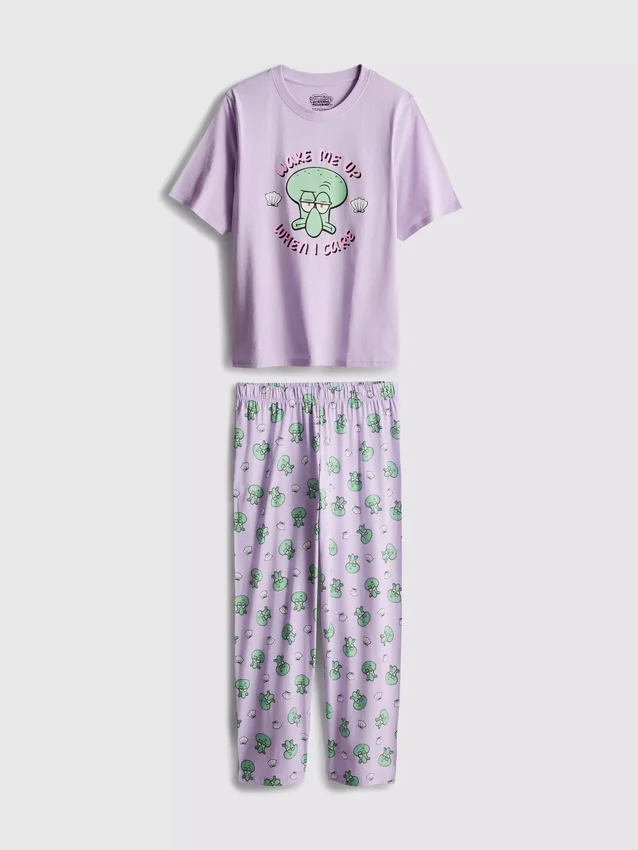 SpongeBob SquarePants-pyjamasser i bomuld med grafisk print
