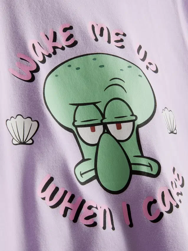 SpongeBob SquarePants-pyjamasser i bomuld med grafisk print