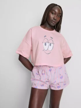 SpongeBob SquarePants-pyjamasser med kort ben og motiv