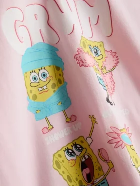 SpongeBob SquarePants-pyjamasser med kort ben og motiv