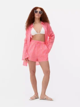 Strandshorts med print