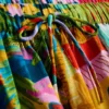 Strandshorts med print