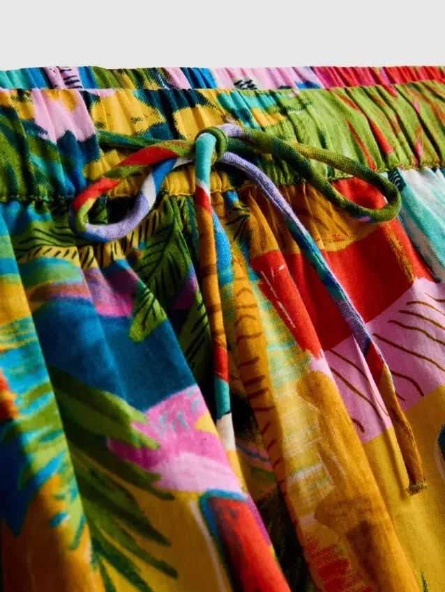 Strandshorts med print