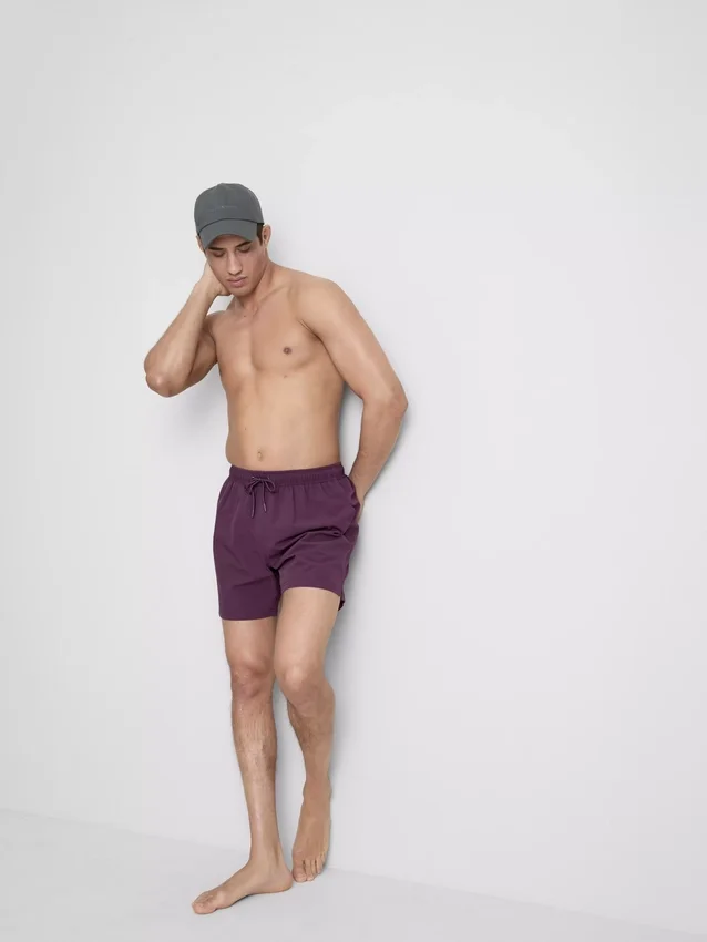 Strandshorts med struktur