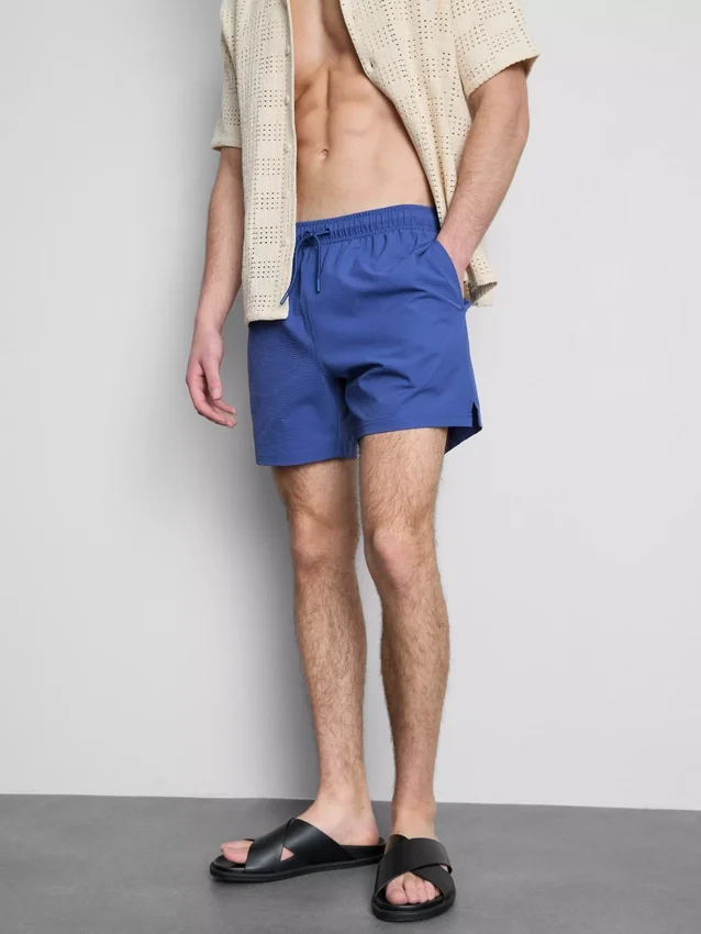 Strandshorts med struktur