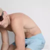Strandshorts med struktur