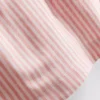 Stribede oxford-shorts med høj talje