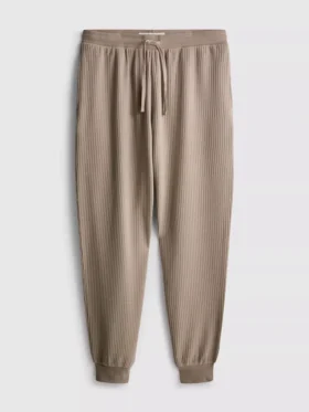 Stribede pyjamasbukser med struktur