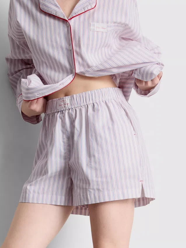 Stribede pyjamasser i bomuld