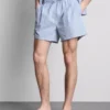 Stribede pyjamasser-shorts