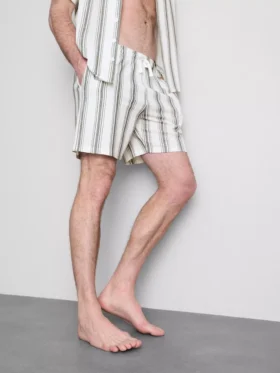 Stribede pyjamasser-shorts