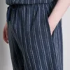 Stribede pyjamasser-shorts