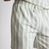 Stribede pyjamasser-shorts