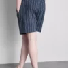 Stribede pyjamasser-shorts