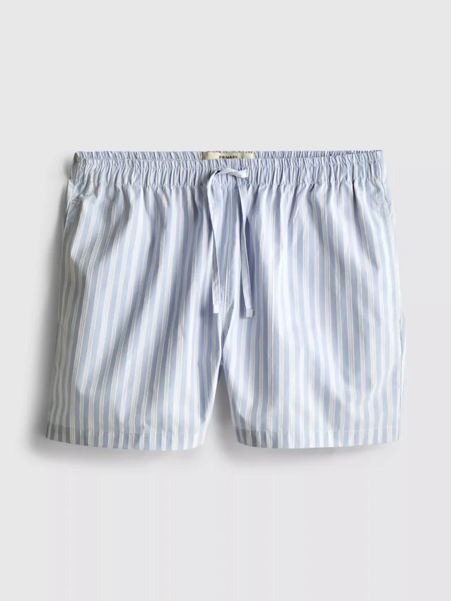 Stribede pyjamasser-shorts