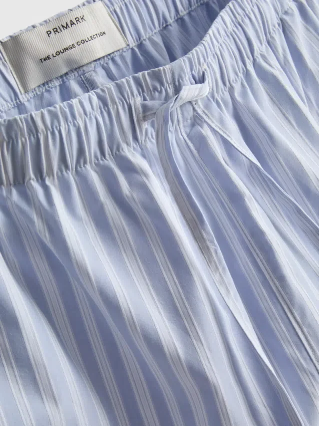 Stribede pyjamasser-shorts