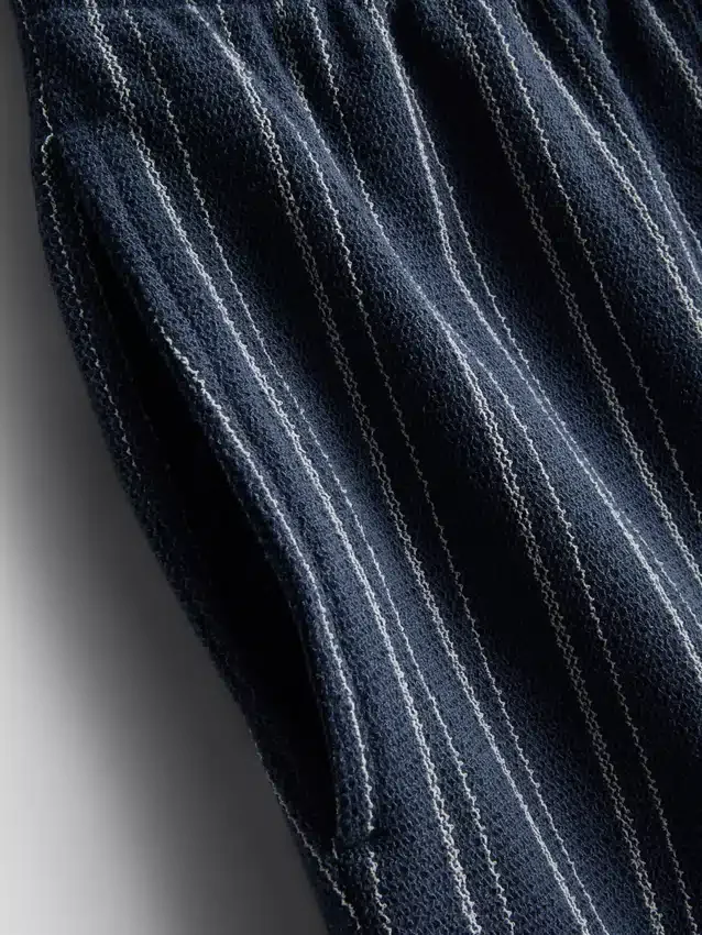 Stribede pyjamasser-shorts