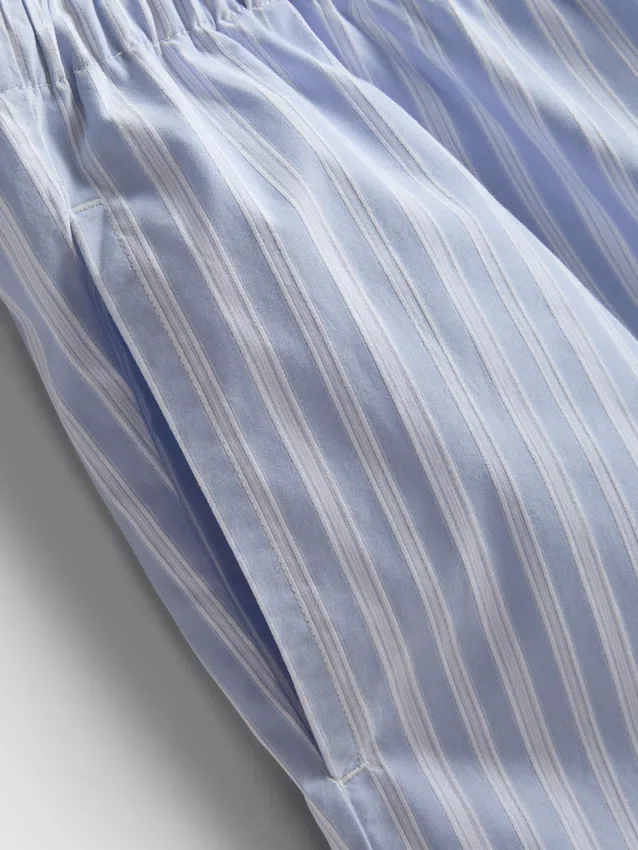 Stribede pyjamasser-shorts