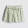 Stribede seersucker-shorts i bomuld