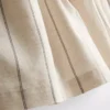 Stribede shorts i bomuldsblanding