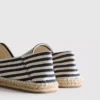Stribede slip-on-espadriller