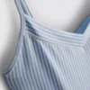 Stribet cami-pyjamasser med korte bukser