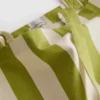 Stribet canvas-tote-taske