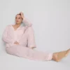 Stribet jersey-pyjamasser i boyfriend-stil