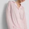 Stribet jersey-pyjamasser i boyfriend-stil