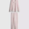 Stribet jersey-pyjamasser i boyfriend-stil