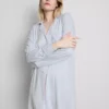 Stribet oversized boyfriend-nattøj