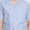 Stribet pyjamaskjorte med knapper