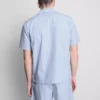Stribet pyjamaskjorte med knapper